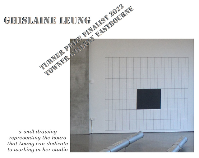Ghislaine Leung's wall drawing work time constraint