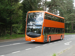 Mulleys Motorways YJ23 EKO at Fiveways, Barton Mills - 5 Jun 2024 (P1180374)