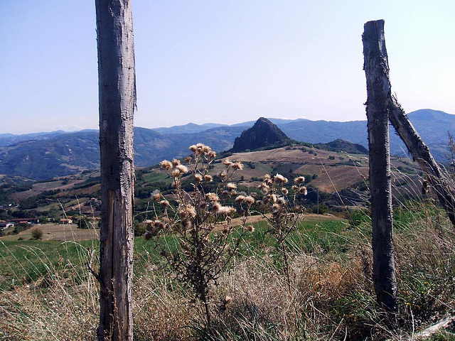 Pietra Parcellara view from  Monte Bogo-Piozzano-Val Luretta -Gap  2008