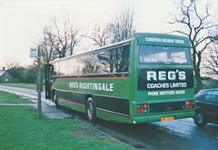 Reg's Coaches LBZ 7235 (D35 ONY) at Burnham Green - 30 Mar 1998