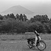 Motorbike and Mt. Fuji