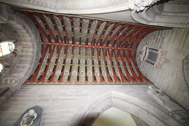 GE Street Chapel Ceiling, Hanbury Church, Worcestershire