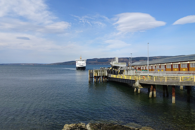 Calmac Ferry Approaching Wemyss Bay