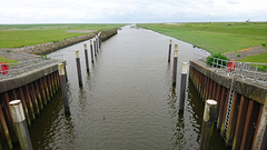 Hafenstrom beim Schöpfwerk Friedrichskoog