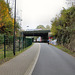 Nordbahntrasse kurz vor dem Tanztunnel (Wuppertal-Elberfeld) / 8.11.2017