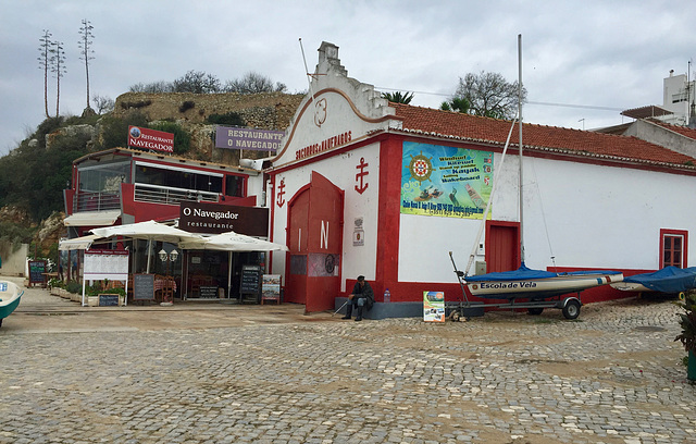 Lifeboat station, Alvor harbour (2015)
