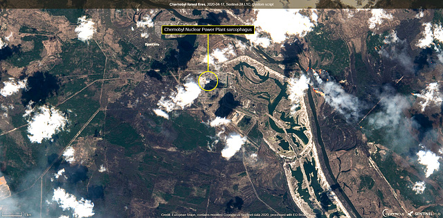 Chernobyl forest fire 17.04.2020