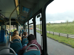 On board Arriva 3894 (KX11 OSF) near Dunstable - 14 Apr 2023 (P1150025)