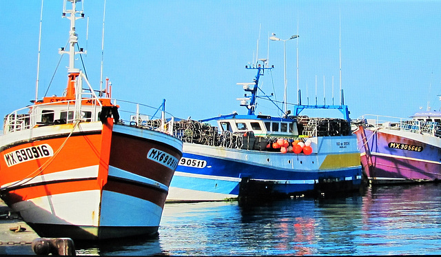 Bâteaux de pêche à quai