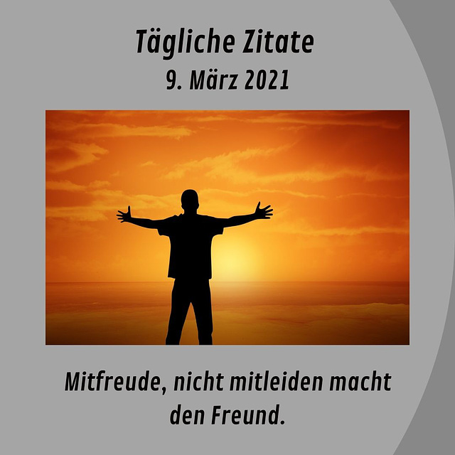 Tägliche Zitate 9. März 2021