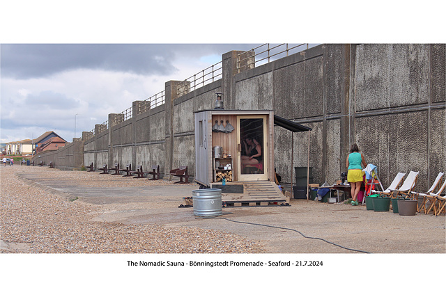 The Nomadic Sauna - Bönningstedt Promenade - Seaford - 21 7 2024