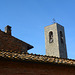 Italy, San Gimignano, Bell Tower of Duomo di Santa Maria Assunta