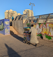 Vendeur ambulant de chips