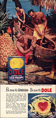 Dole Pineapple Ad, 1954