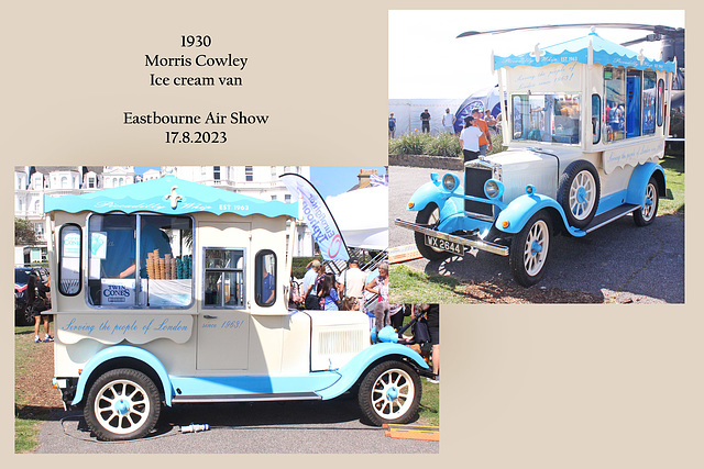 1930 Morris Cowley  ice cream van Eastbourne air show 17 8 2923