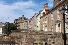 The Custom House and houses on Quay Walls, Bewick upon Tweed, Northumberland