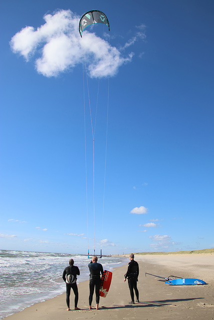 Three on the beach