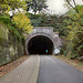 Ostportal des Dorrenberg-Tunnels der ehem. Rheinischen Bahnstrecke (Wuppertal-Elberfeld) / 8.11.2017