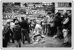 Marché à Namché Bazar - Népal