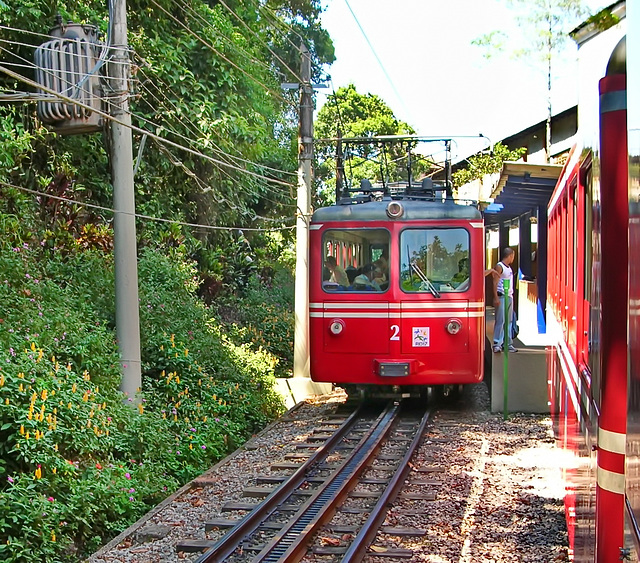 Si scende dal Corcovado