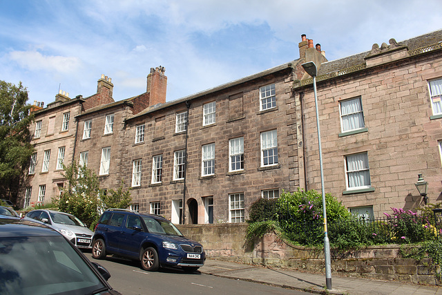 Houses on Ravensdowne, Berwick upon Tweed, Northumberland