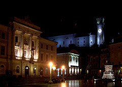 SI - Piran - Tartini Square by night