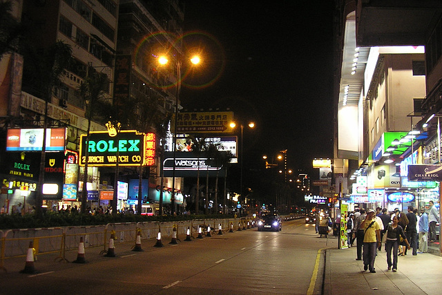 Nathan Road At Night