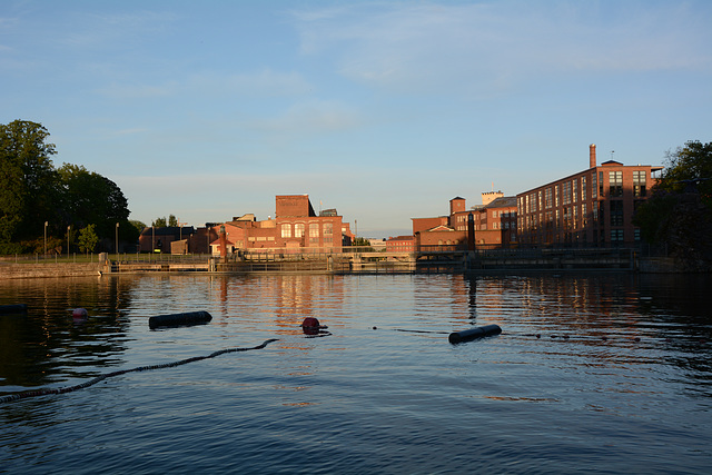 Finland, Vapriikki Museum on the Bank of Tammerkoski Channel in Tampere