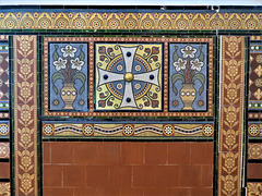 east knoyle church, wilts  , late c19 reredos tiles (1)