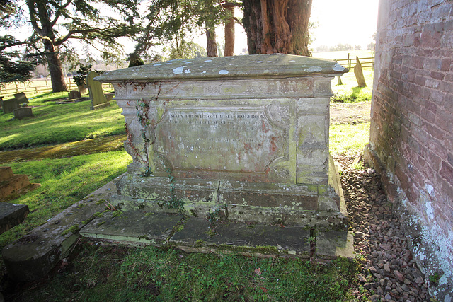 Memorial to Mary Holbrook, Putley Churchyard, Herefordshire