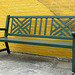 Bench and a Sunflower -