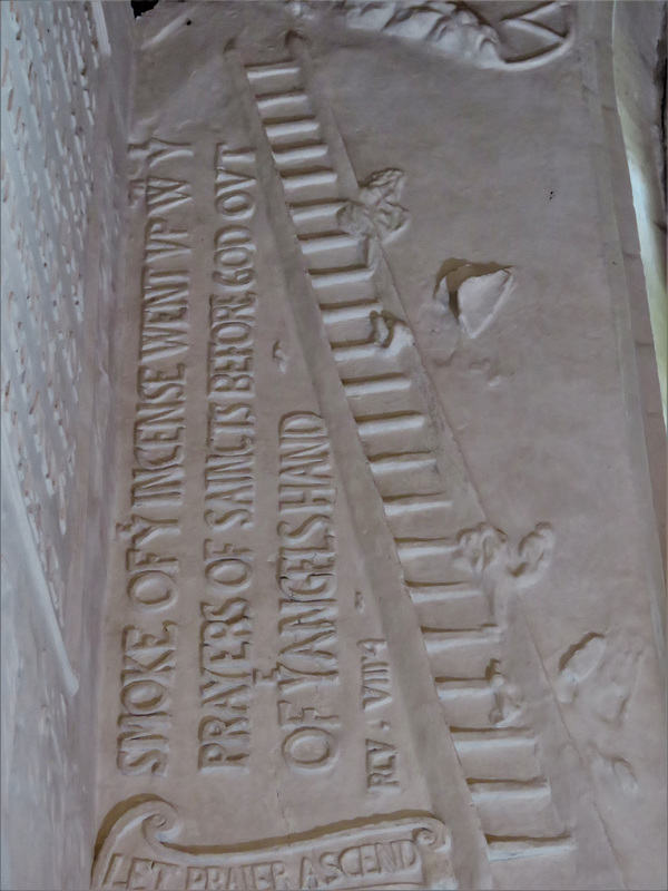 east knoyle church, wilts , c17 plasterwork covers the chancel, 1639 by wren's father (8)