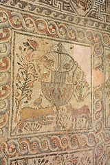 North Macedonia, Floor Mosaic in Heraclea Lyncestis