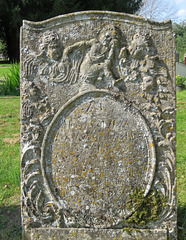alconbury church, hunts   (5) c18 tombstone of ? j. hill +1781