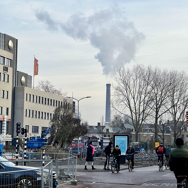 Smoking chimney