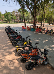 Brochette de mini-motos