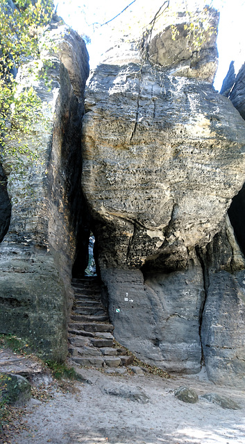 Felslabyrinth, Böhmische Schweiz