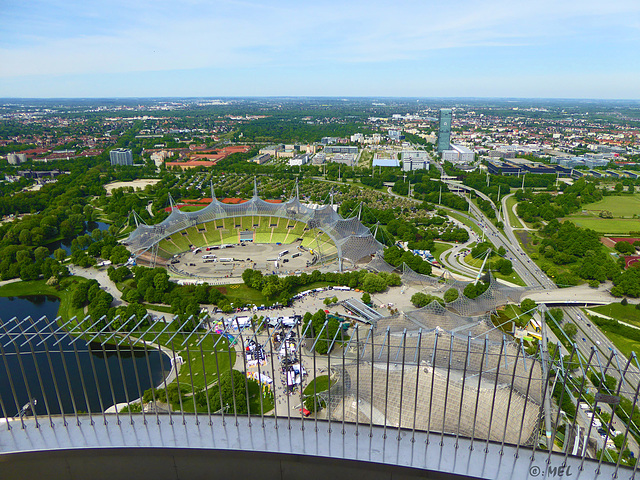 Der Zaun am München Stadion