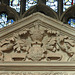 burford church, oxon (82) heraldry on c16 tomb of edmund harman +1569