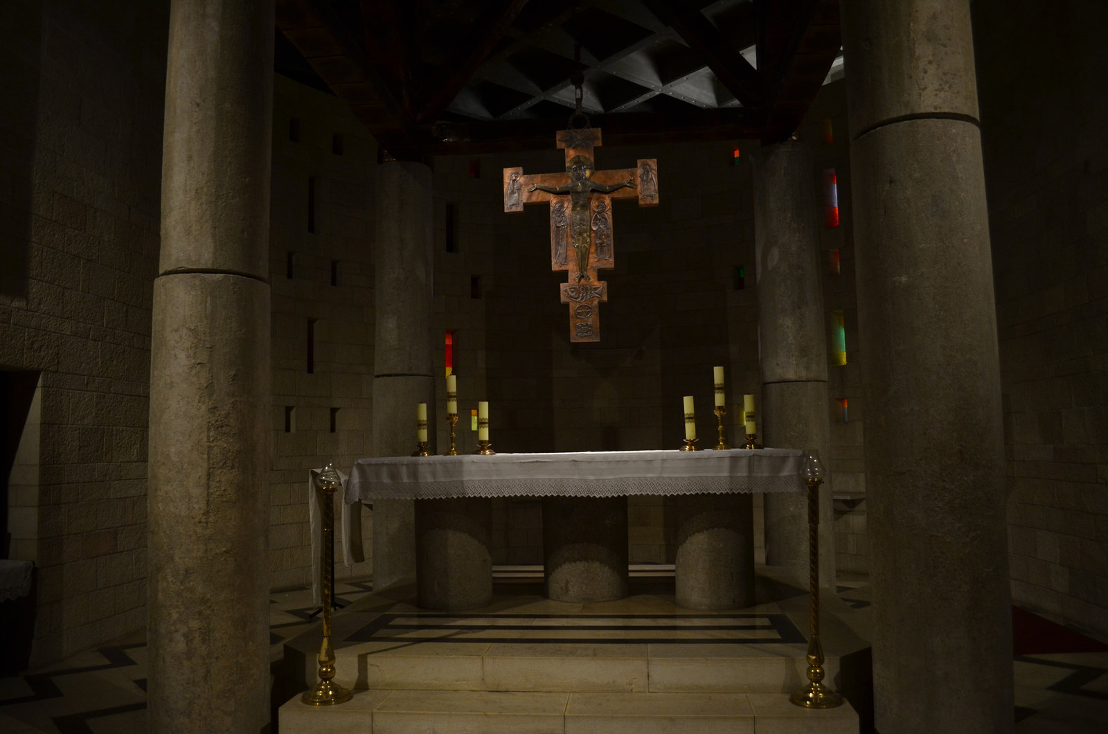 Nazareth, The Annunciation Church, The Interior of the Lower Floor