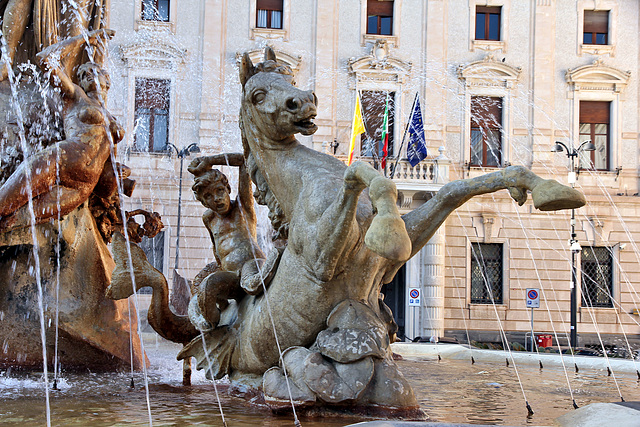 Diana-Brunnen in Syrakus