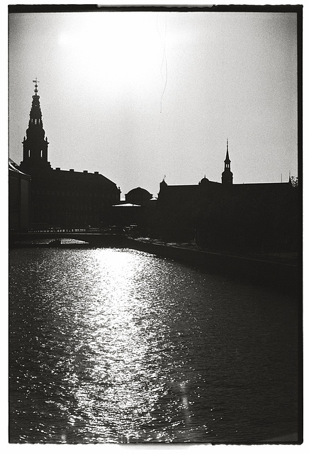 Copenhagen from a boat