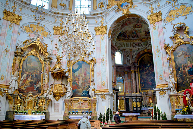 Klosterkirche Ettal von innen