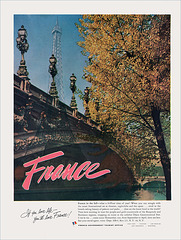 France Travel Ad, 1956