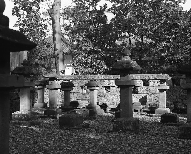 Stone lanterns