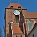 Kirche in Thorn/Torun mit Ein-Zeiger-Uhr