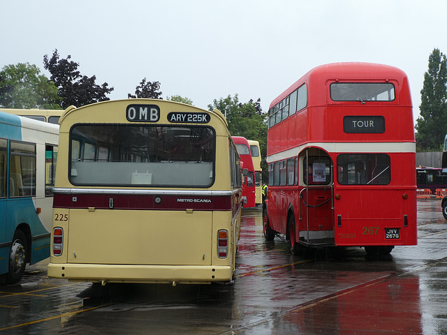 Preserved former Leicester 225 (ARY 225K) and Northampton 269 (JVV 267G) - 27 Jul 2019 (P1030242)