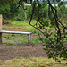 Bench in the station masters orchard!
