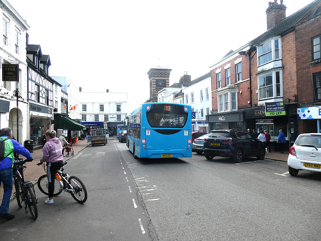 Arriva Midlands North 2142 (MX12 CEY) in Bridgnorth - 18 Apr 2023 (P1150177)