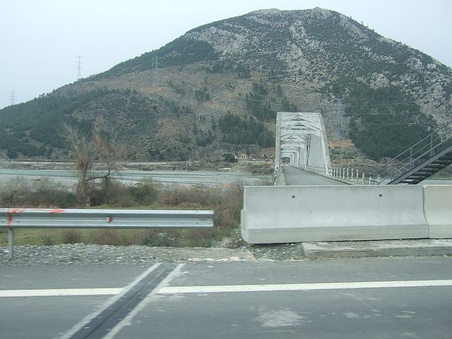Closed old bridge, Albania